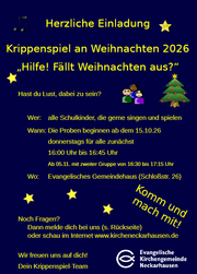 Einladung Krippenspiel